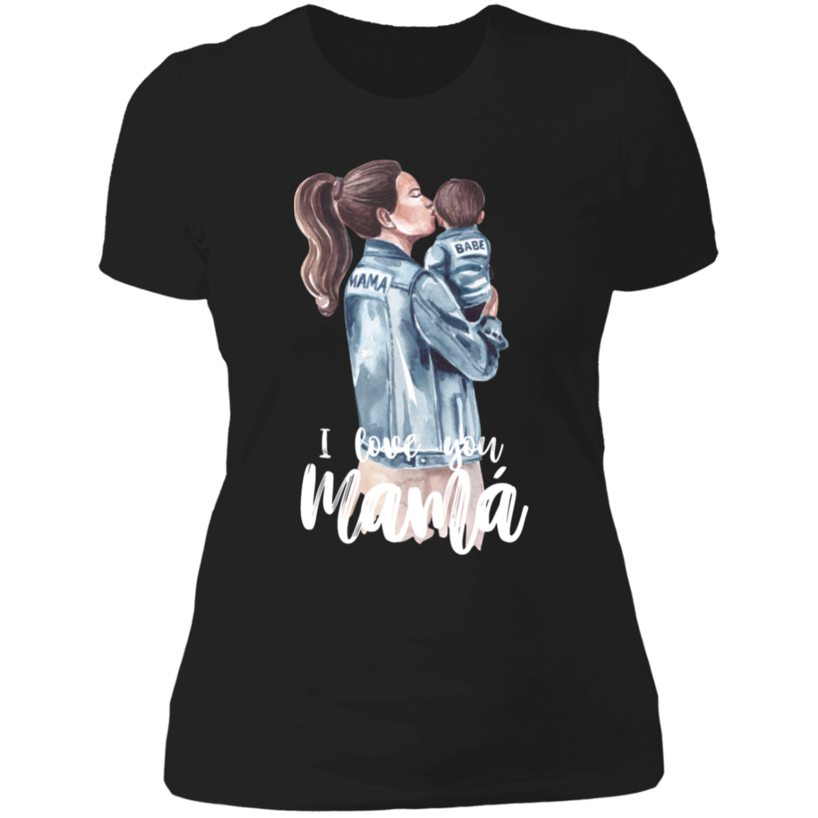 I LOVE YOU MOMMA Boyfriend T-Shirt (Boy)