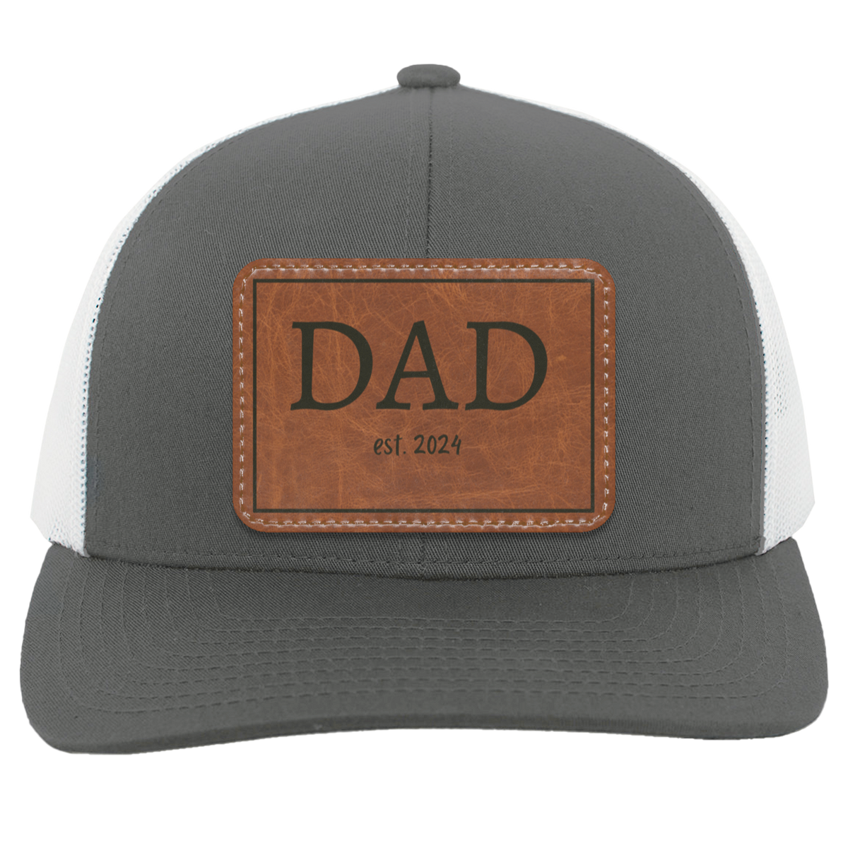Dad est. 2024 Leather - Patch Hat Collection