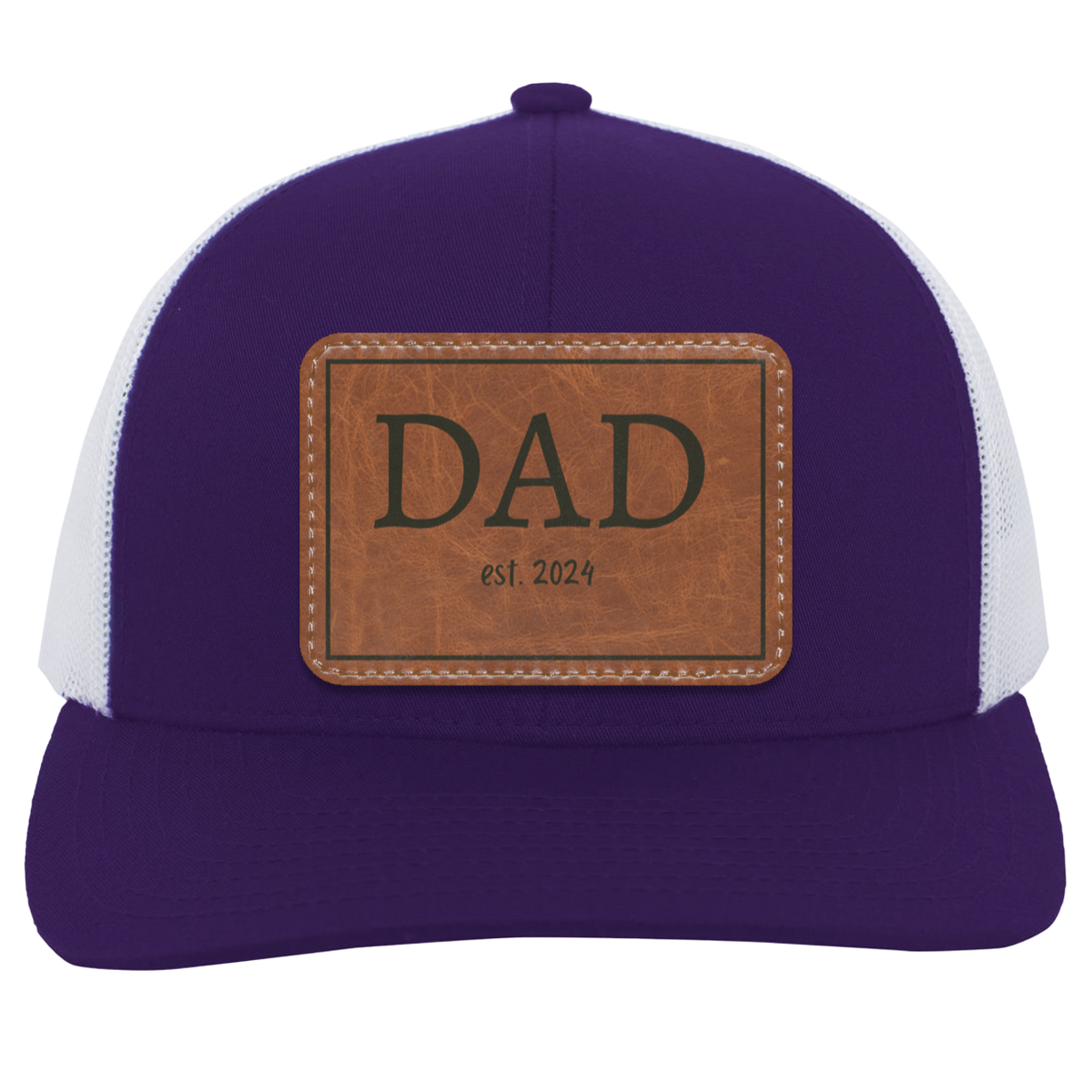 Dad est. 2024 Leather - Patch Hat Collection