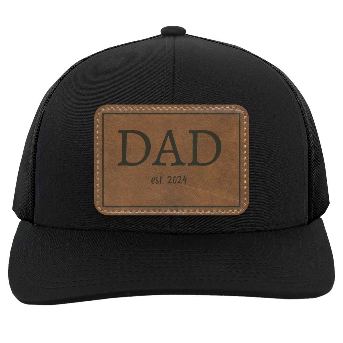 Dad est. 2024 Leather - Patch Hat Collection