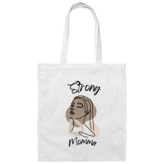 STRONG MOMMA Canvas Weave Bag