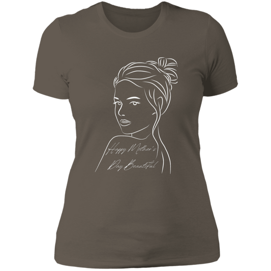 HAPPY MOTHER'S DAY BEAUTIFUL Boyfriend T-Shirt