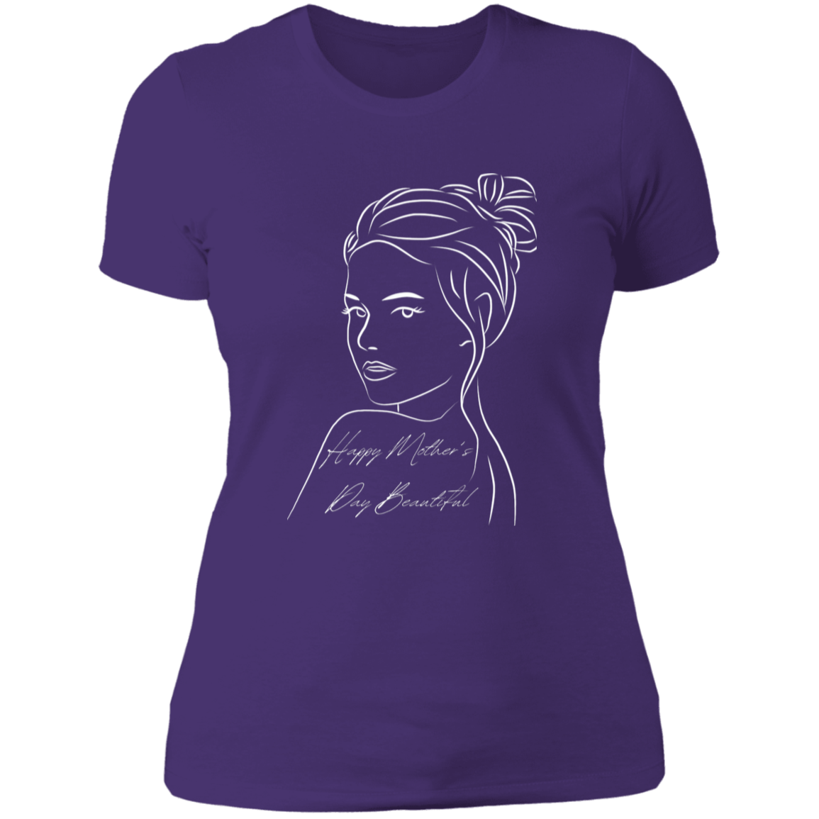 HAPPY MOTHER'S DAY BEAUTIFUL Boyfriend T-Shirt