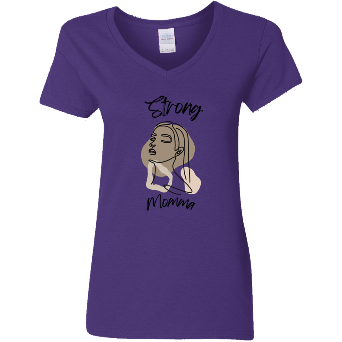 STRONG MOMMA V-Neck Short Sleeve