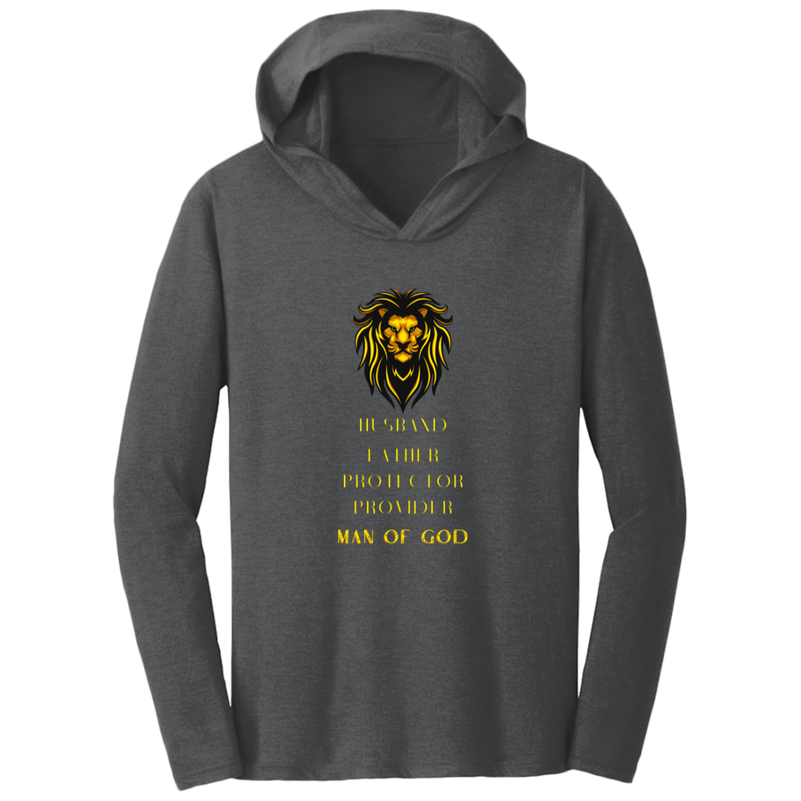 MAN OF GOD Tri-blend T-Shirt Hoodie