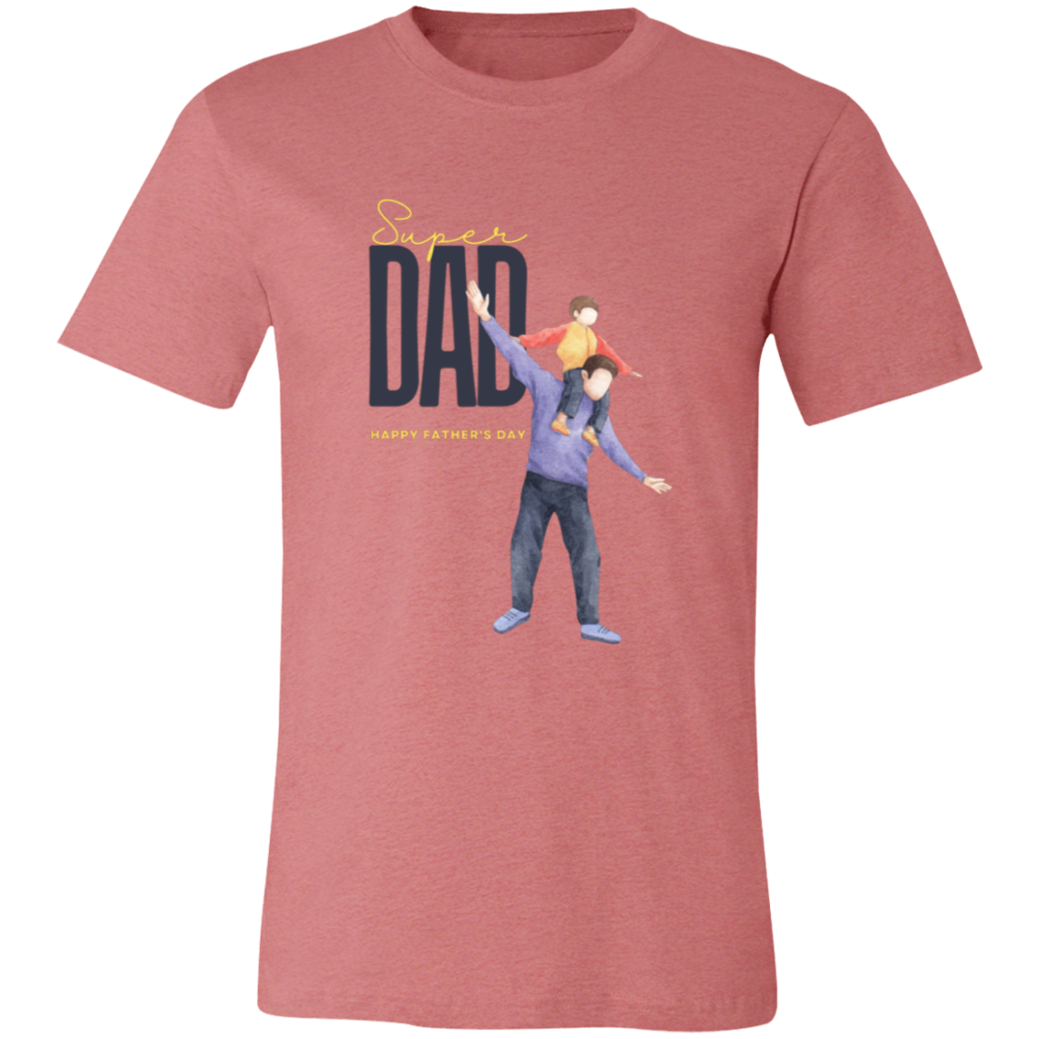 Super Dad (FD) Unisex Jersey Short-Sleeve T-Shirt
