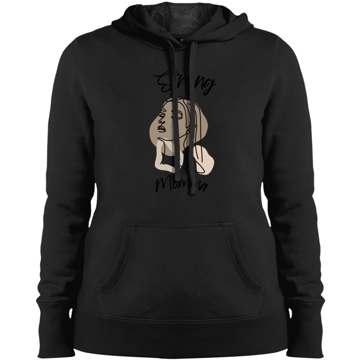 STRONG MOMMA Pullover Hooded Sweatshirt