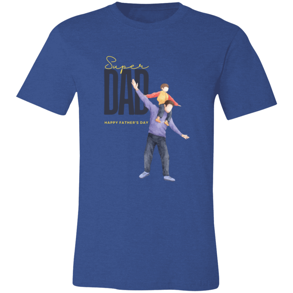 Super Dad (FD) Unisex Jersey Short-Sleeve T-Shirt