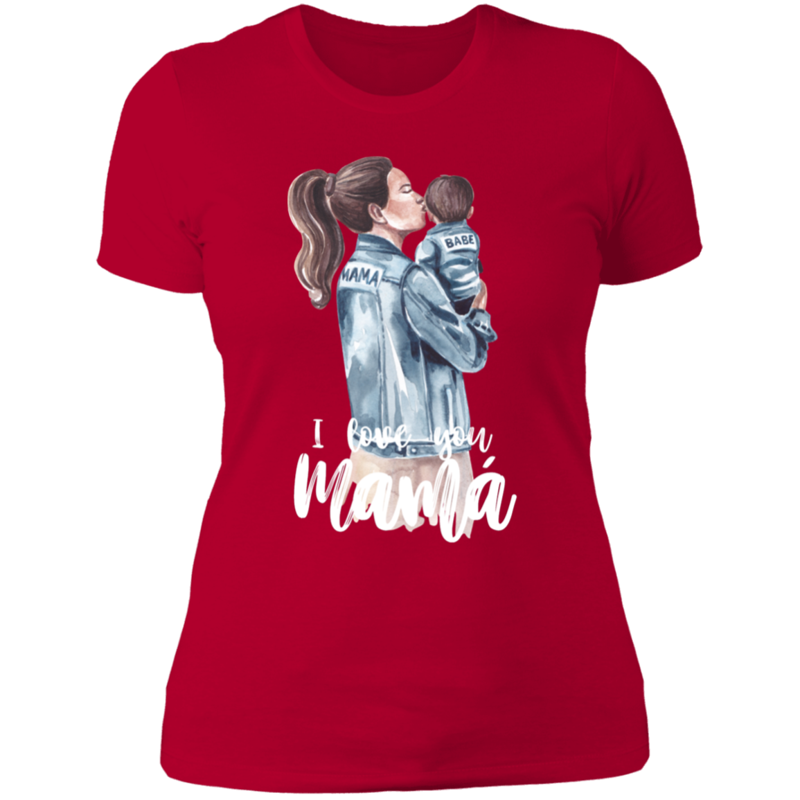 I LOVE YOU MOMMA Boyfriend T-Shirt (Boy)