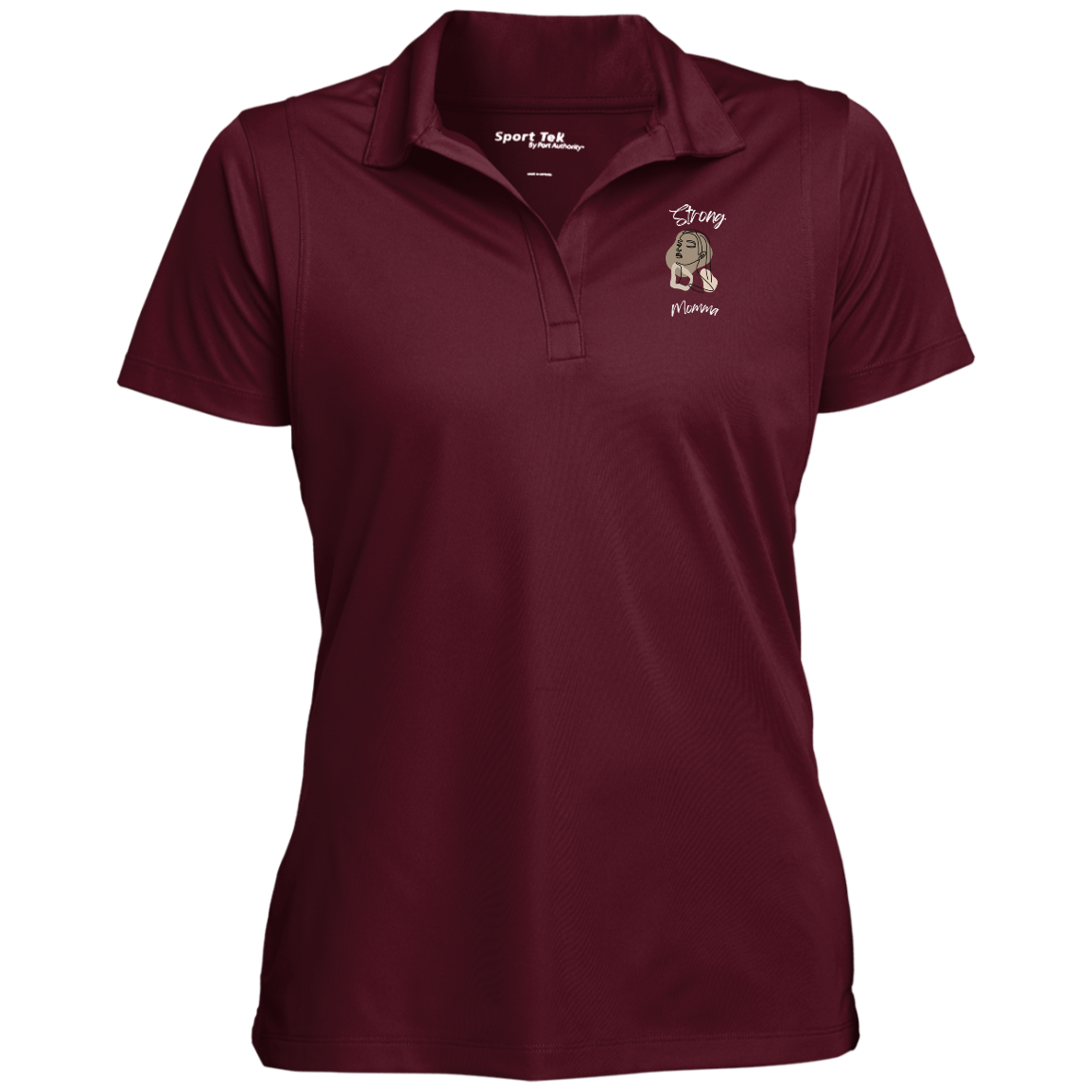 STRONG MOMMA Polo Moisture-wicking &amp; snag-resistant