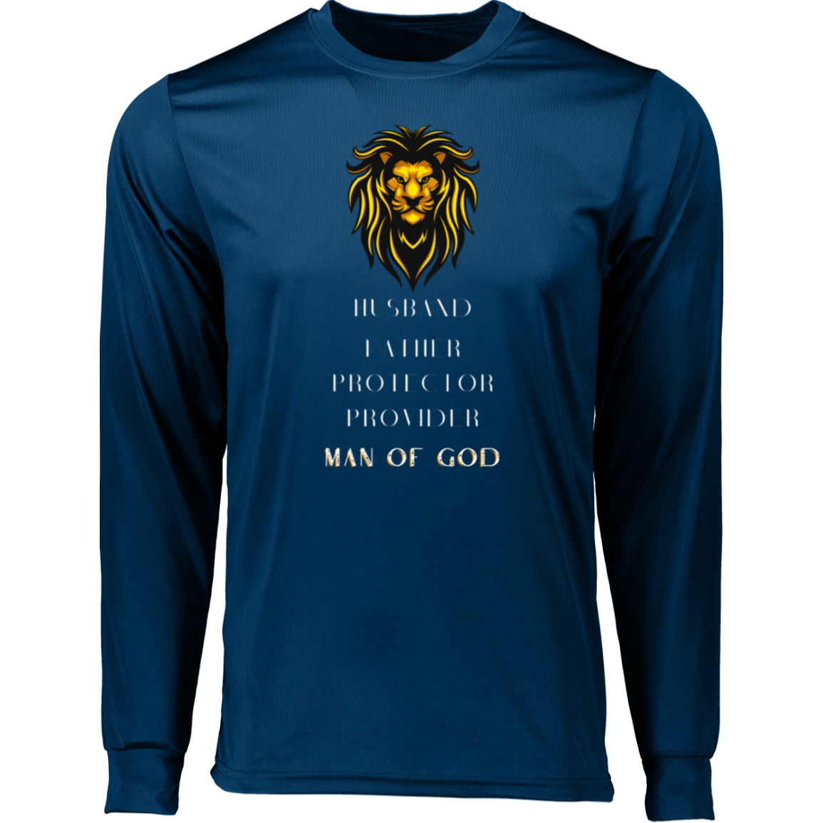 MAN OF GOD  Long Sleeve Moisture-Wicking Tee