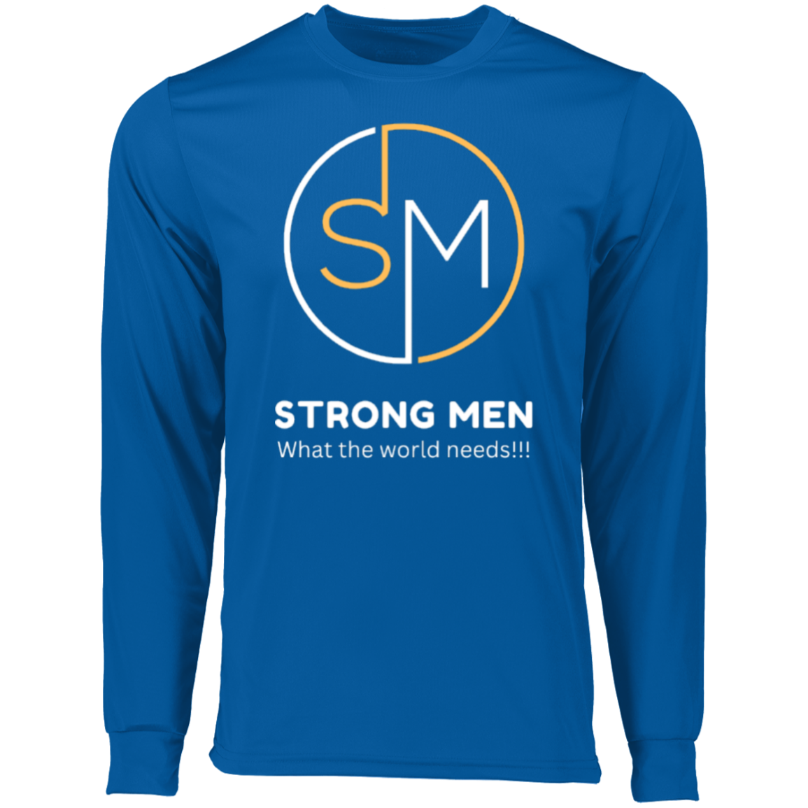 STRONG MEN Long Sleeve Moisture-Wicking Tee