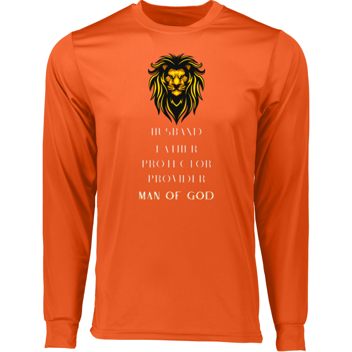 MAN OF GOD  Long Sleeve Moisture-Wicking Tee