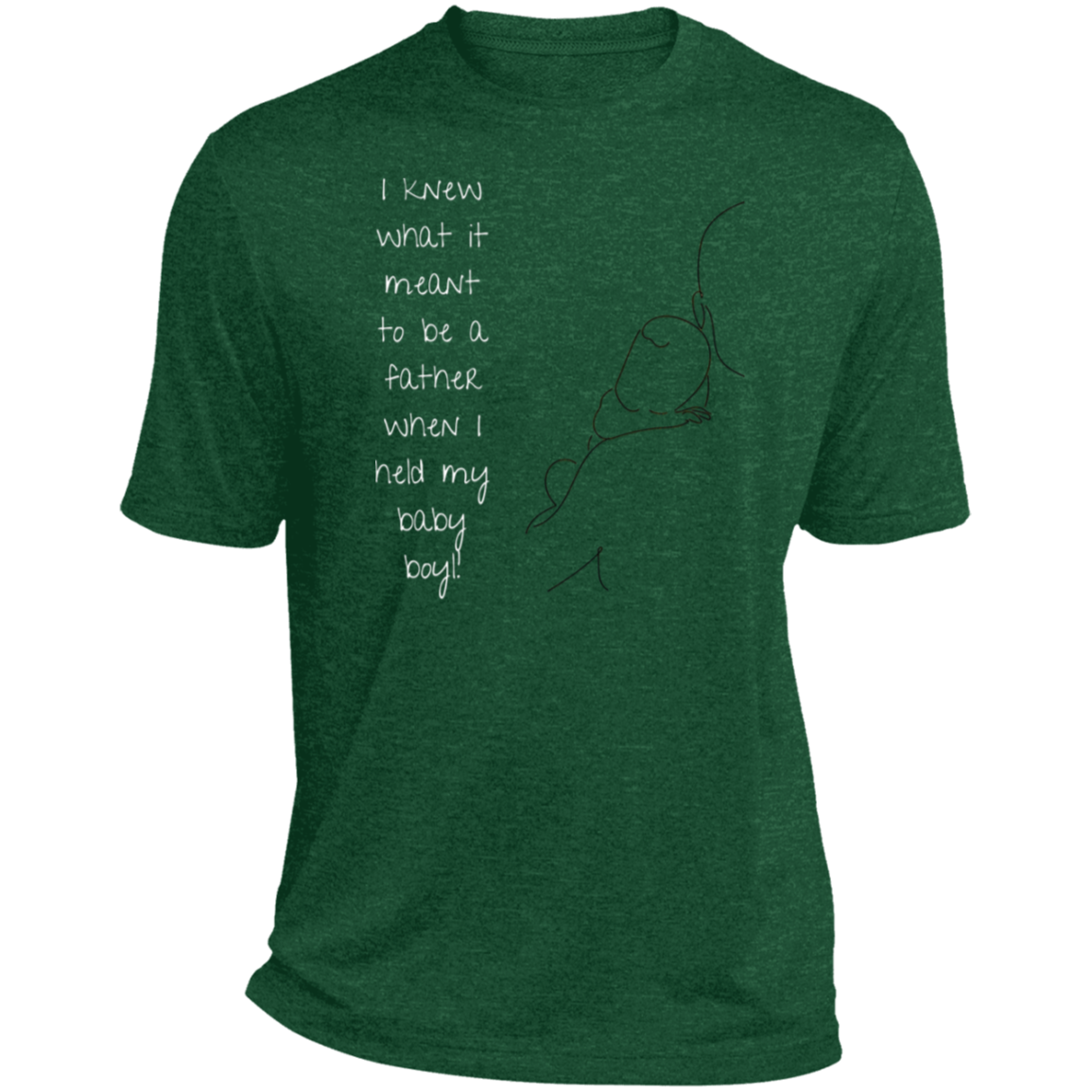 I KNEW WHAT IT MEANT...BOY Heather Performance Tee