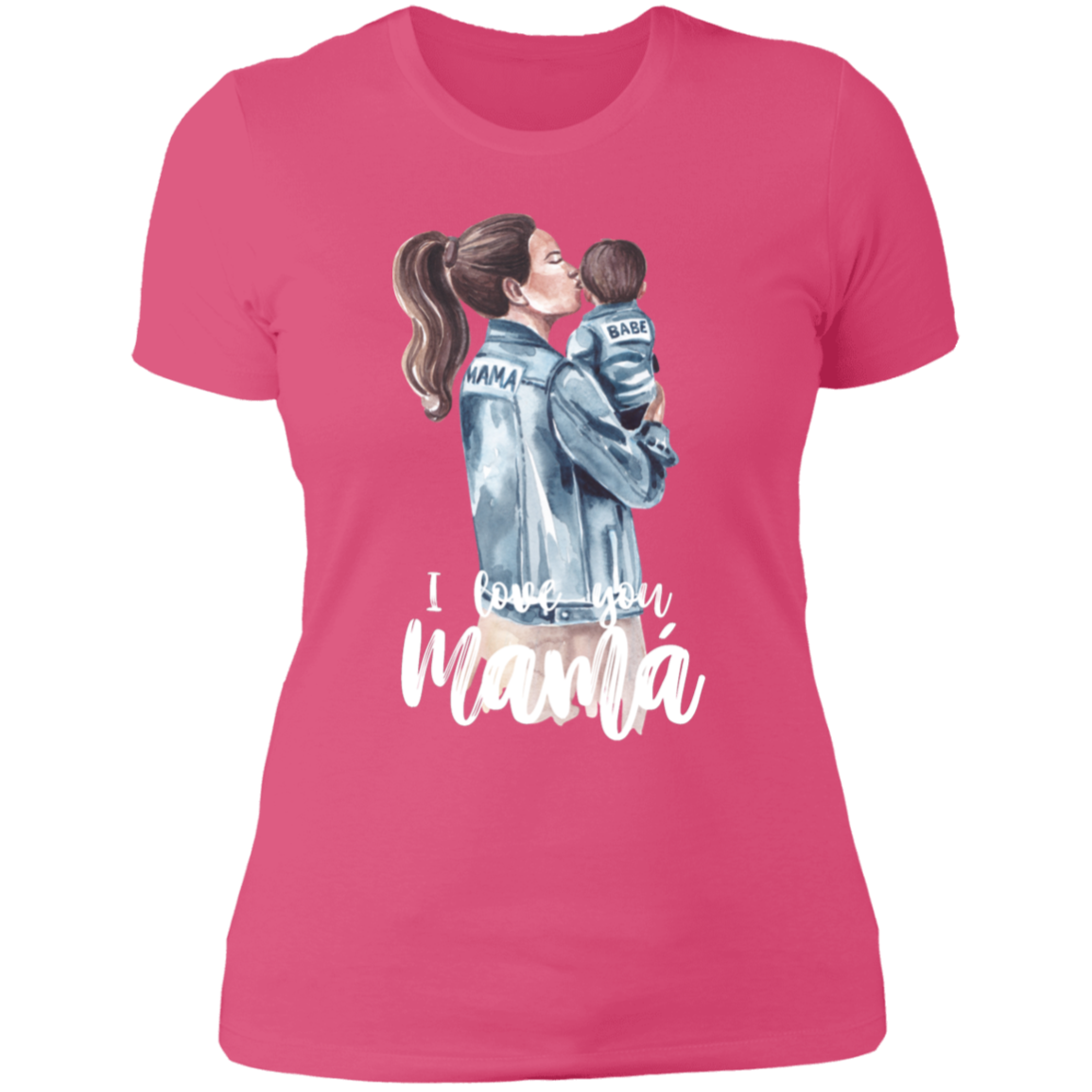 I LOVE YOU MOMMA Boyfriend T-Shirt (Boy)