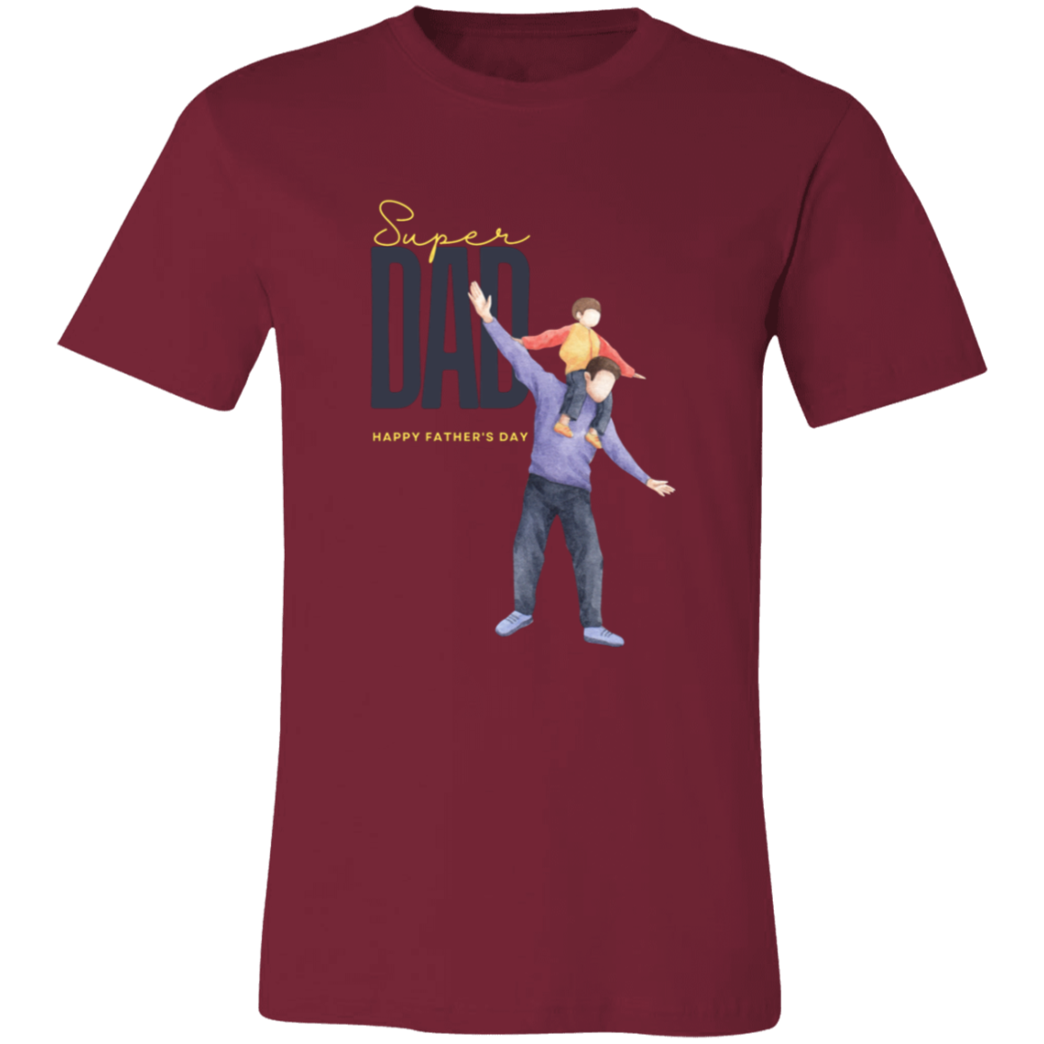 Super Dad (FD) Unisex Jersey Short-Sleeve T-Shirt