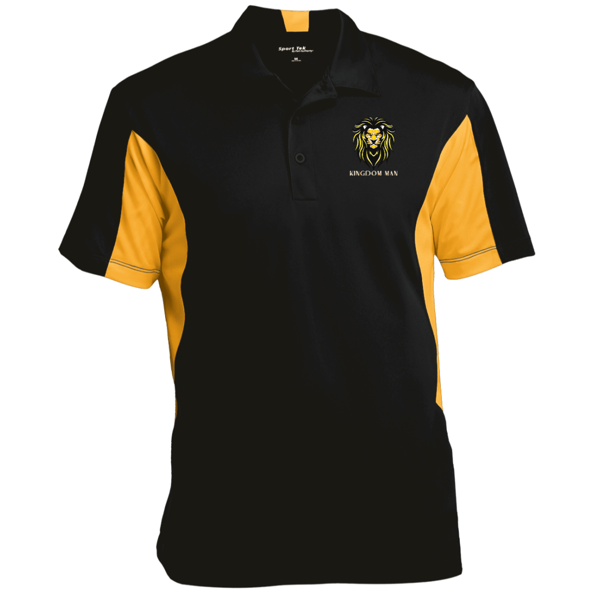 KINGDOM MAN Men's Color Block Performance Polo