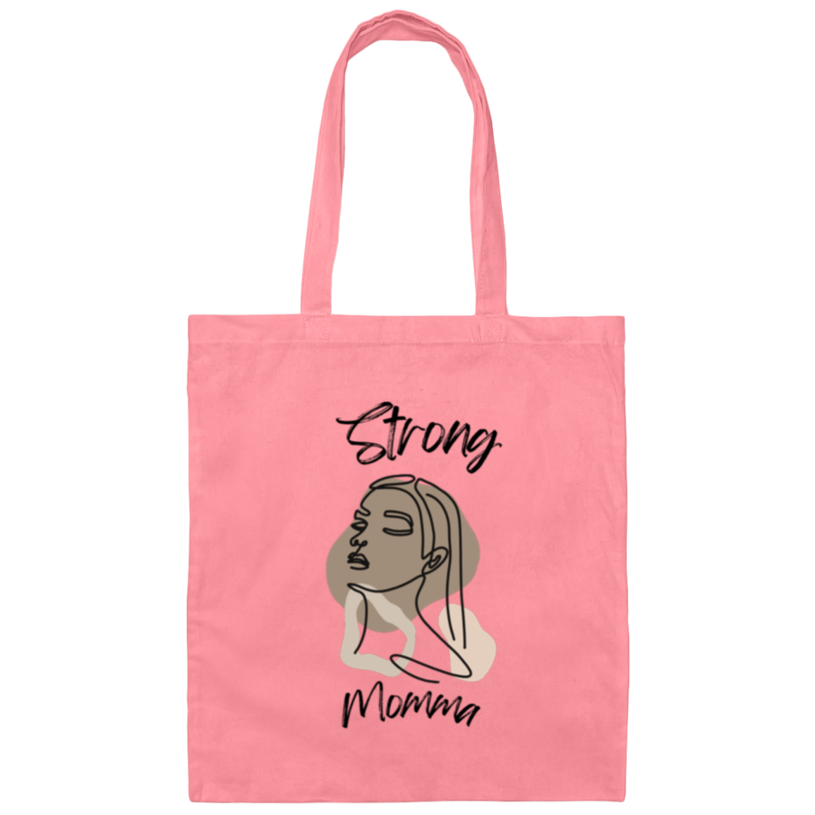 STRONG MOMMA Canvas Weave Bag