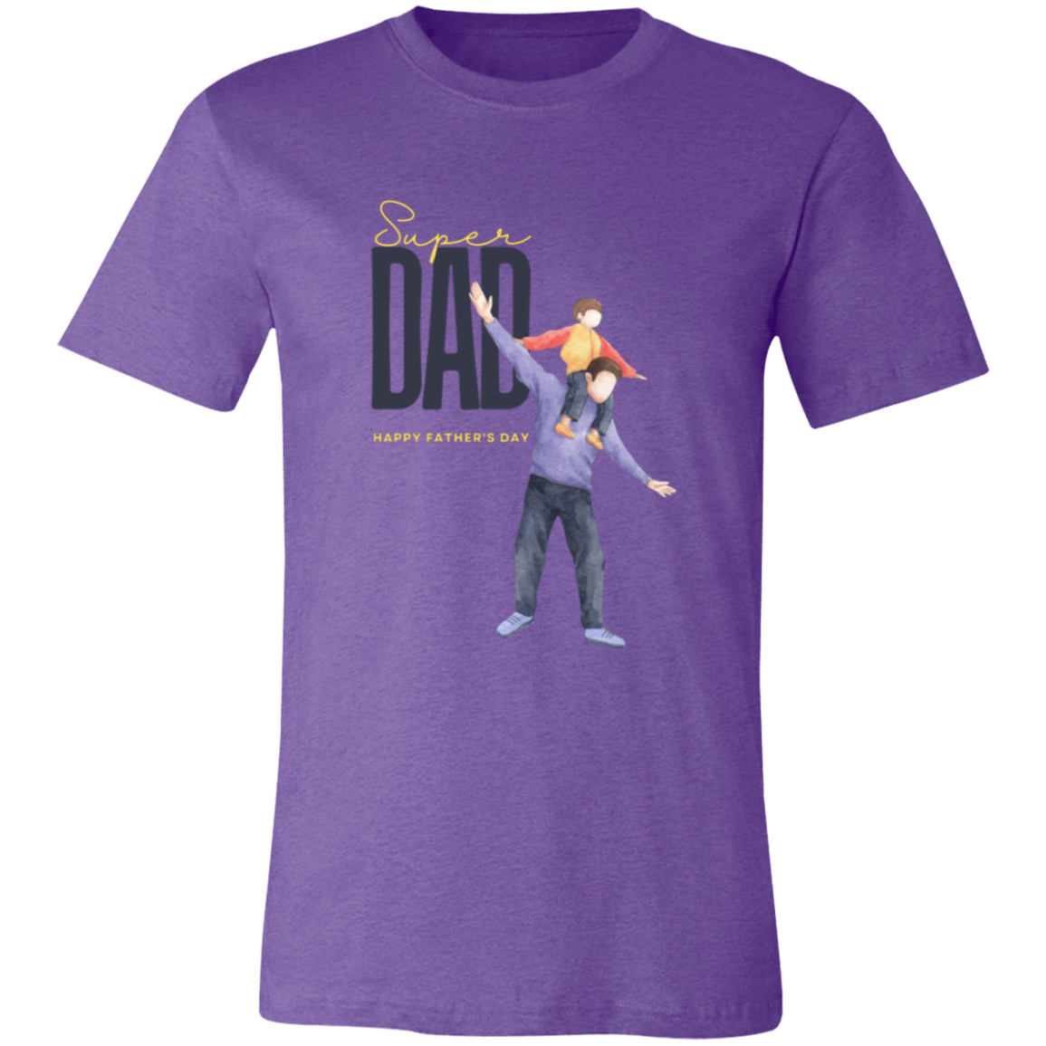Super Dad (FD) Unisex Jersey Short-Sleeve T-Shirt