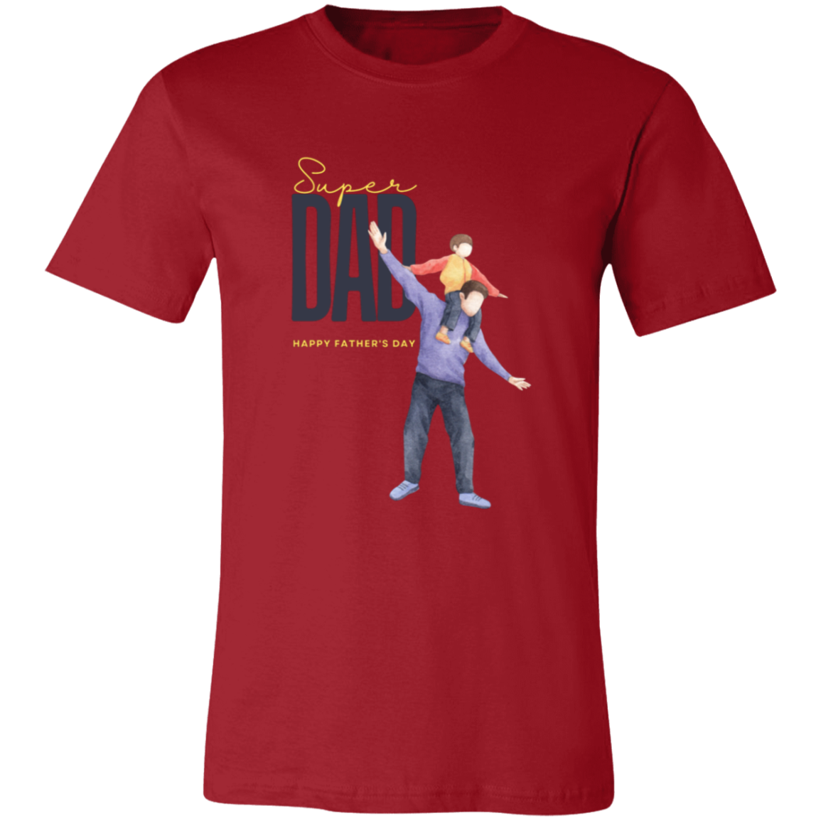 Super Dad (FD) Unisex Jersey Short-Sleeve T-Shirt