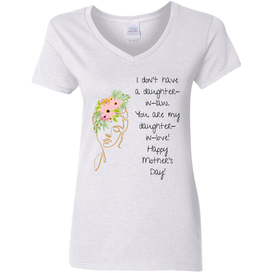 DAUGHTER IN LOVE 5.3 oz. V-Neck T-Shirt