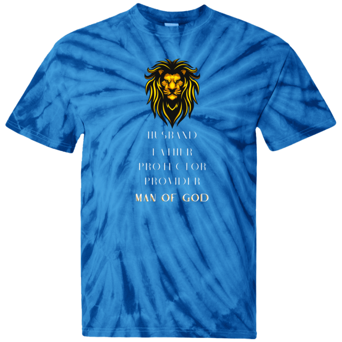 MAN OF GOD 100% Cotton Tie Dye T-Shirt