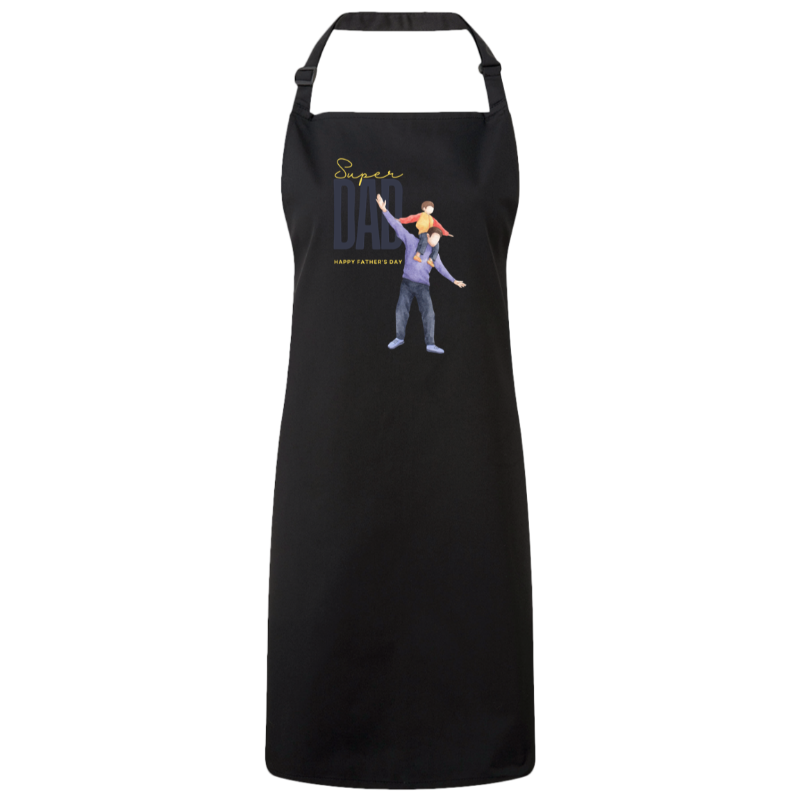 Super Dad (FD) Sustainable Unisex Bib Apron