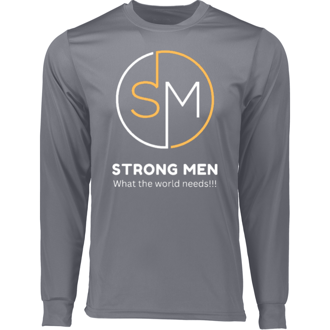 STRONG MEN Long Sleeve Moisture-Wicking Tee