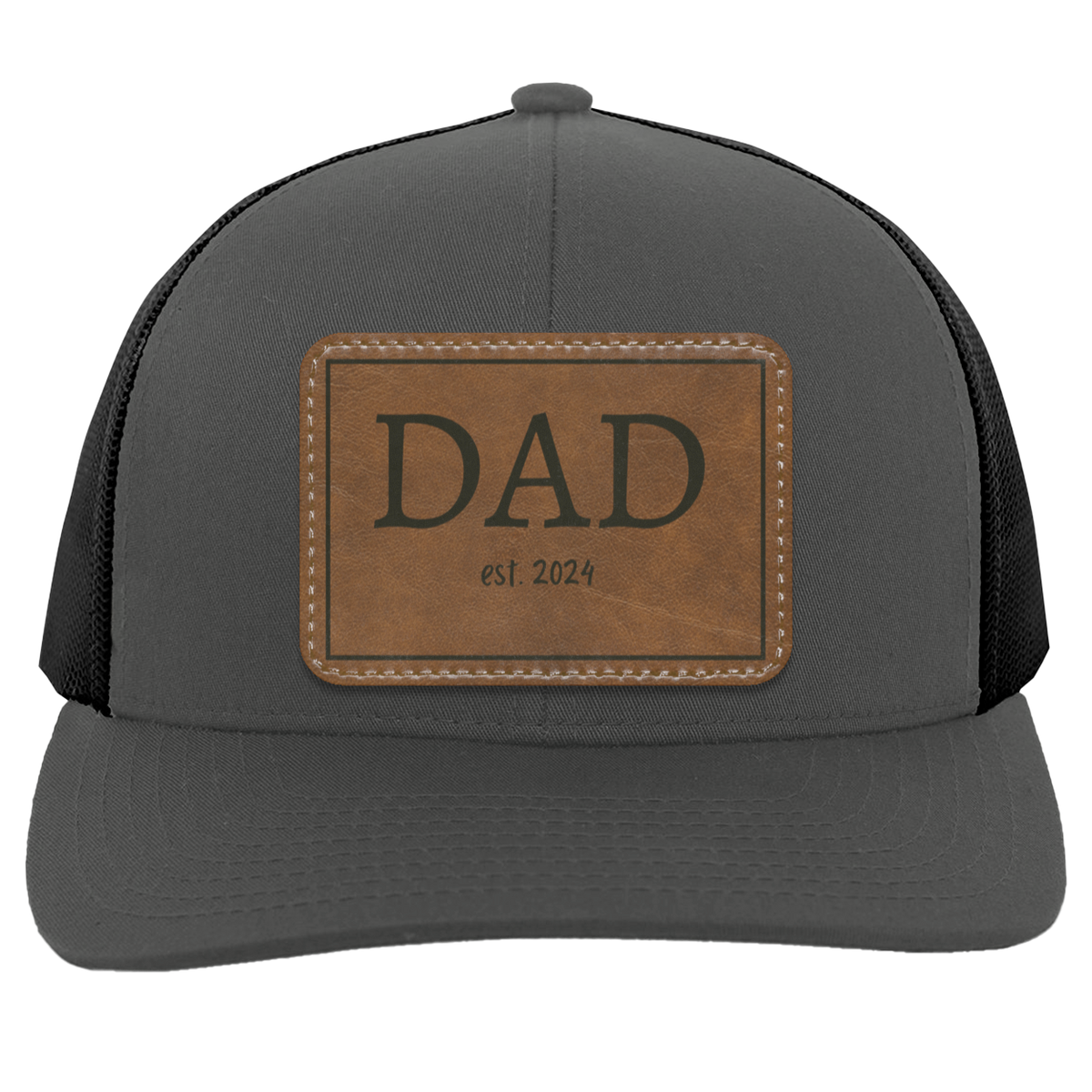 Dad est. 2024 Leather - Patch Hat Collection
