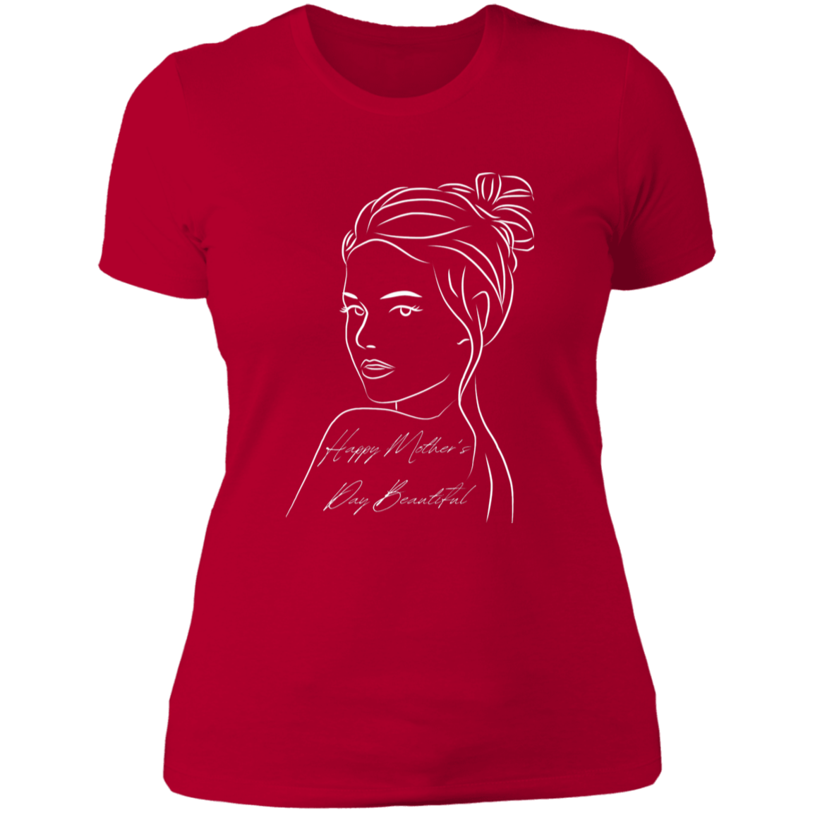 HAPPY MOTHER'S DAY BEAUTIFUL Boyfriend T-Shirt
