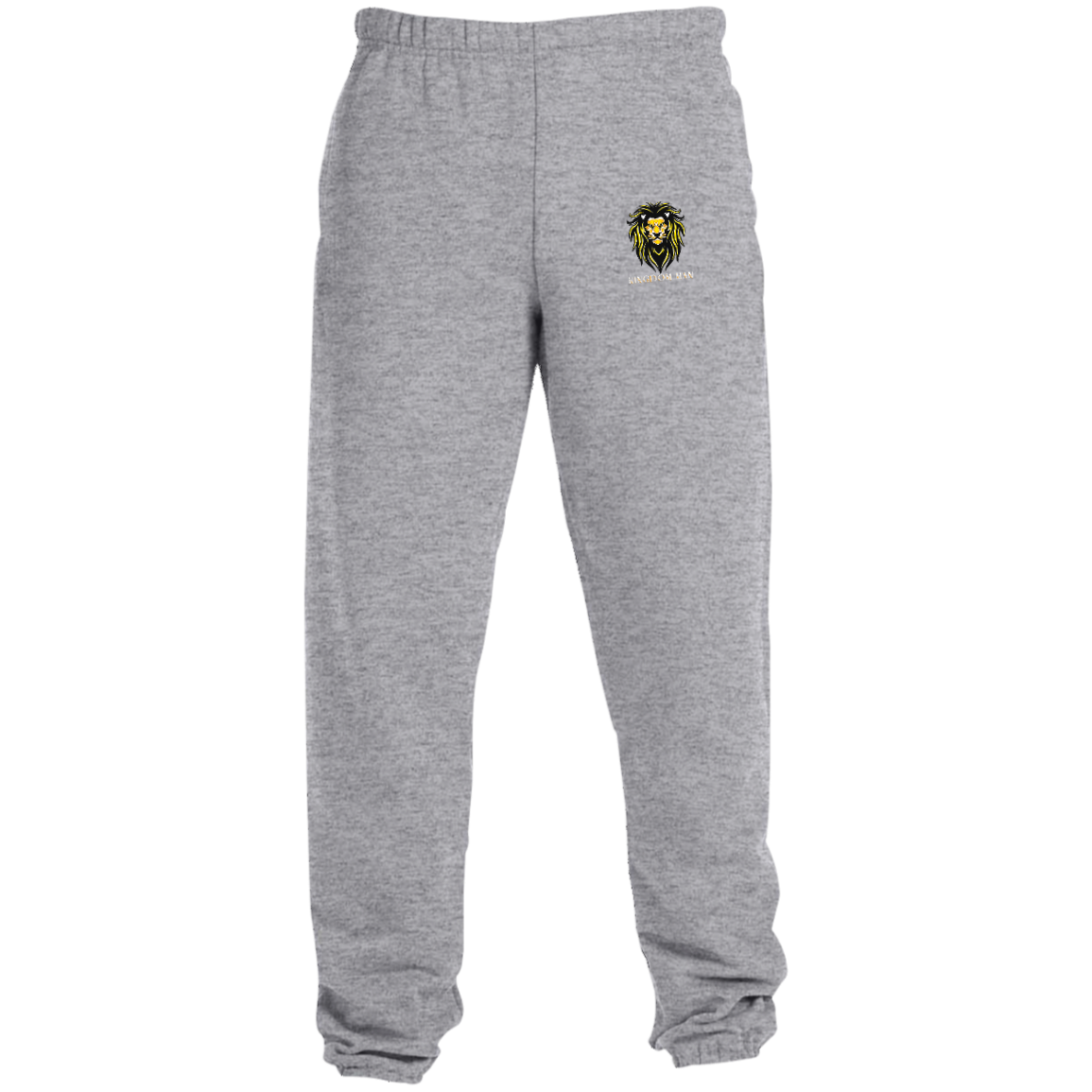 KIngdom Man GoldWhite KINGDOM MAN Sweatpants with Pockets