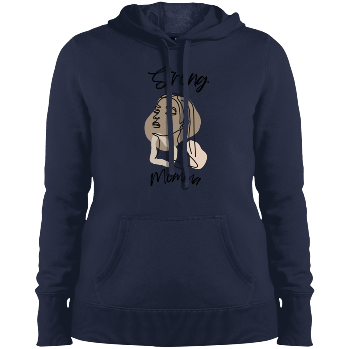STRONG MOMMA Pullover Hooded Sweatshirt