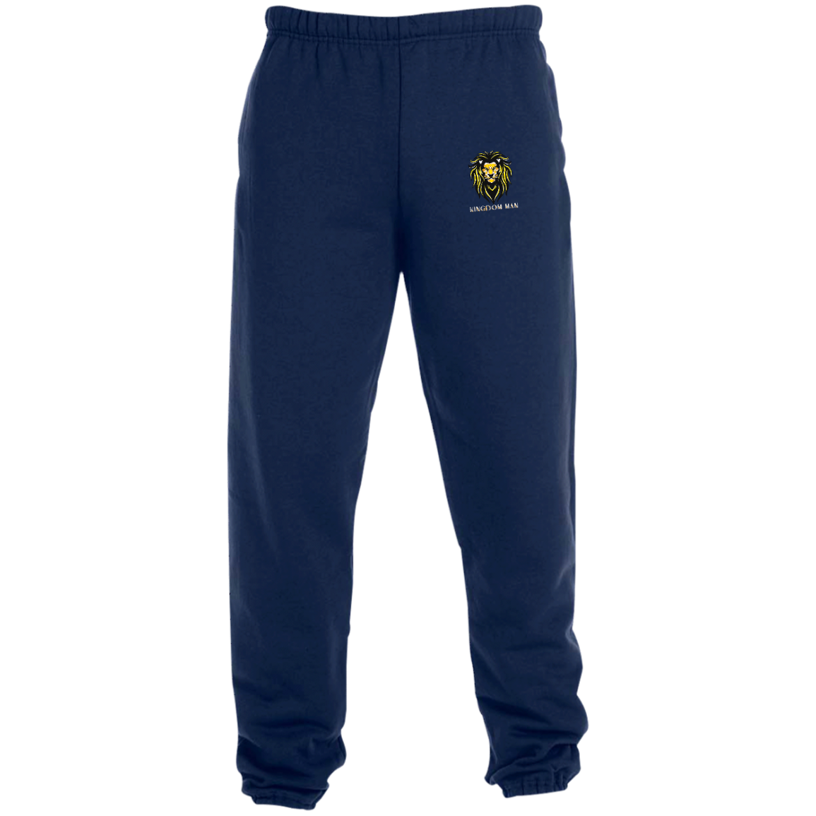 KIngdom Man GoldWhite KINGDOM MAN Sweatpants with Pockets