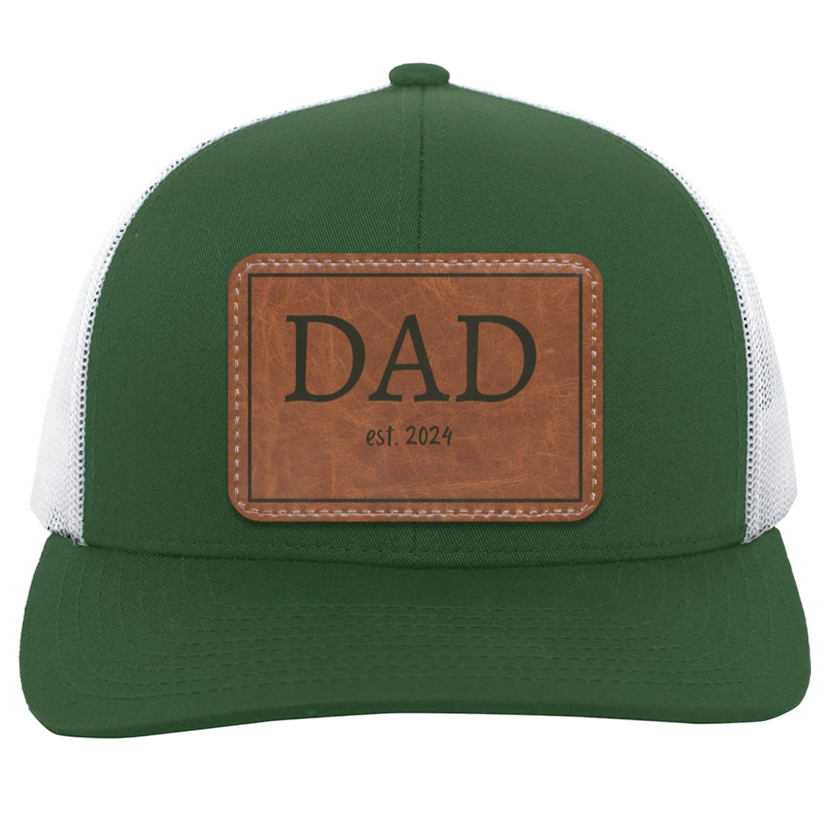 Dad est. 2024 Leather - Patch Hat Collection