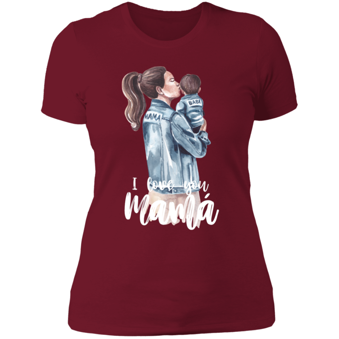I LOVE YOU MOMMA Boyfriend T-Shirt (Boy)