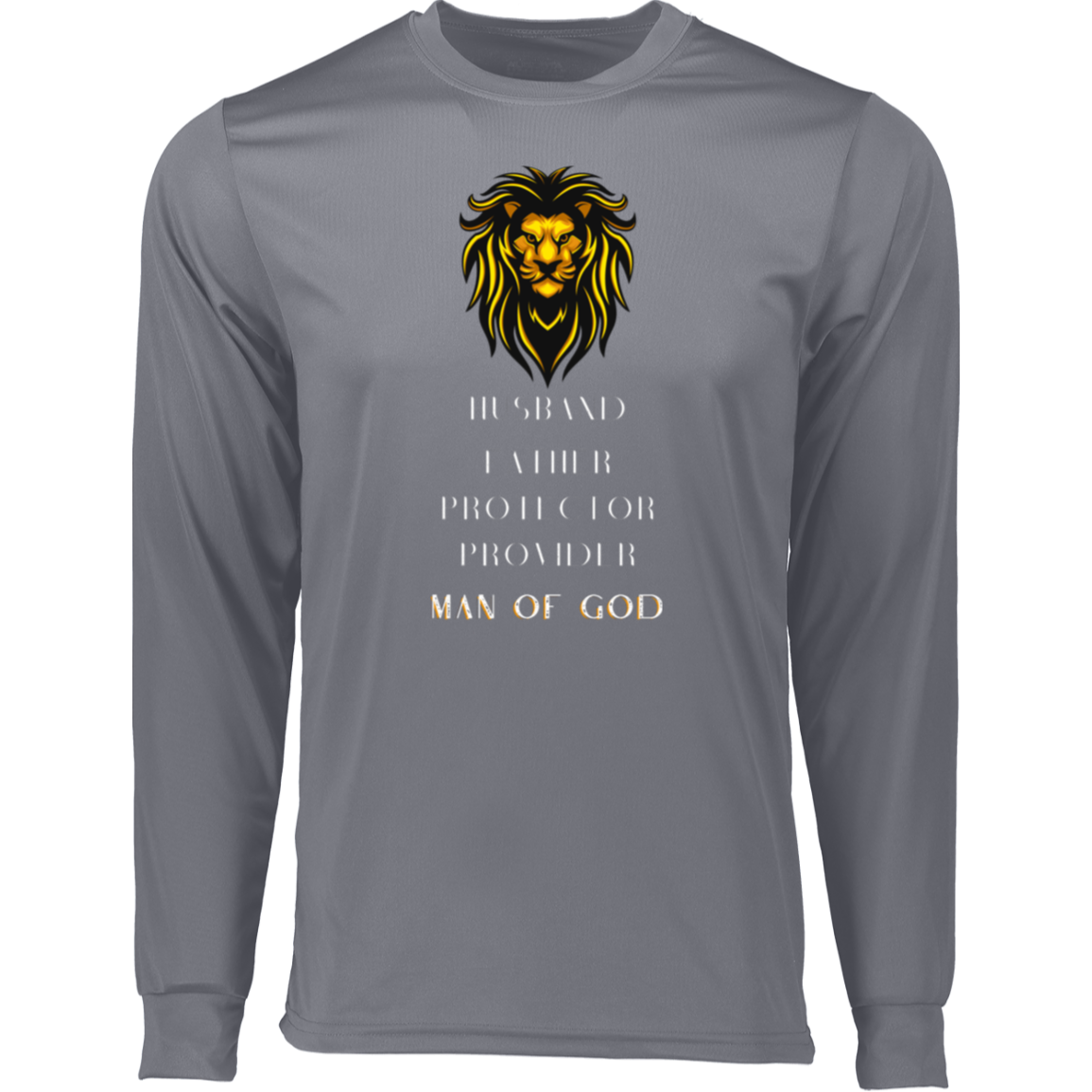 MAN OF GOD  Long Sleeve Moisture-Wicking Tee
