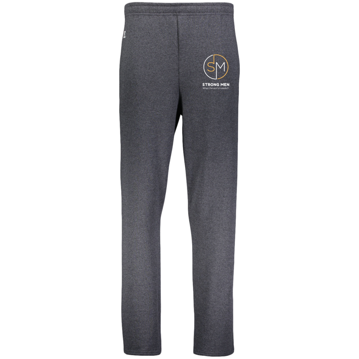 STRONG MEN LOGO STRONG MEN Dri-Power Open Bottom Pocket Sweatpants