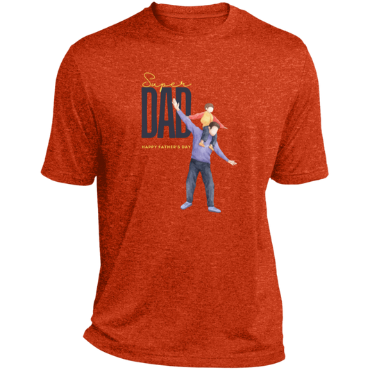 Super Dad (FD) Heather Performance Tee