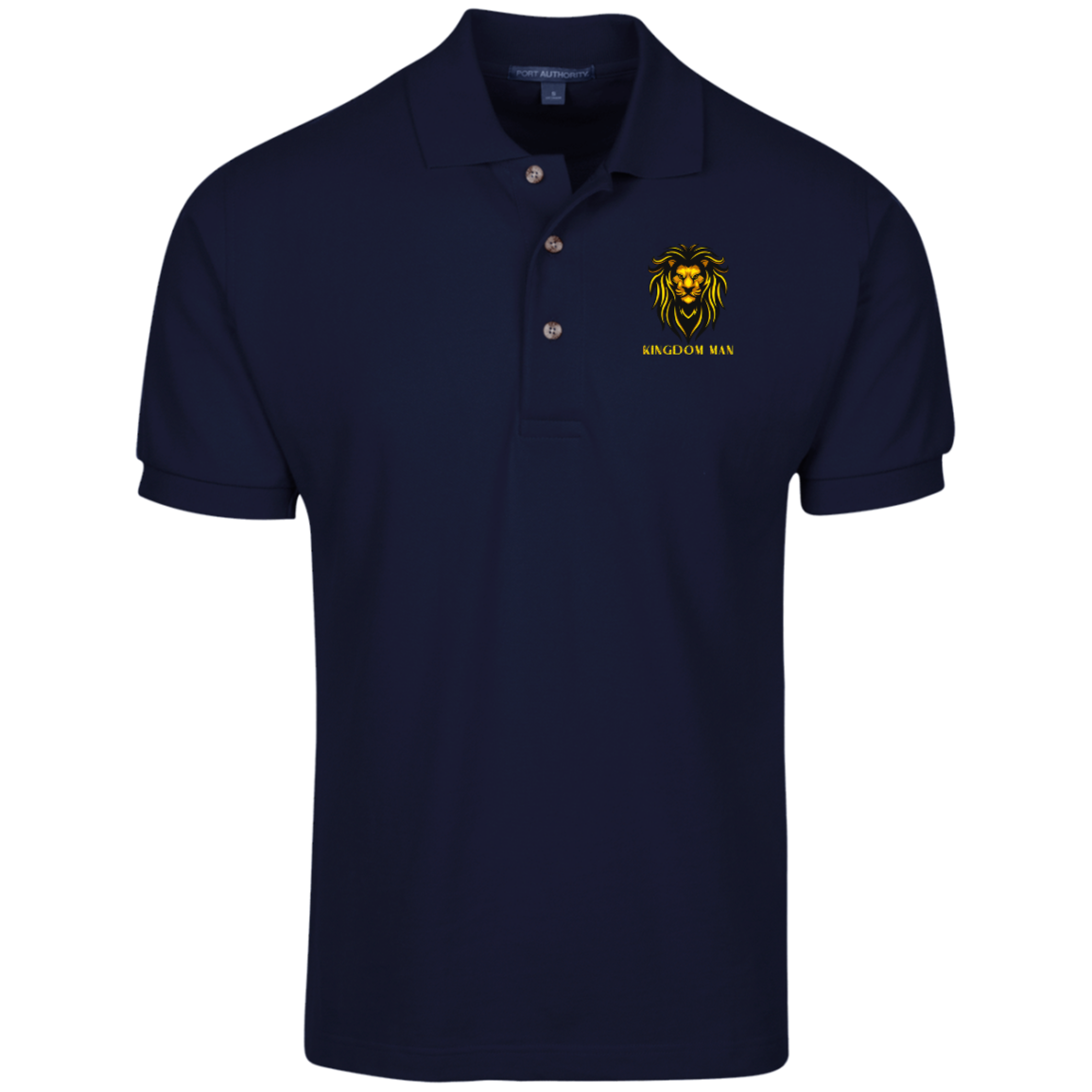 KINGDOM MAN Cotton Pique Knit Polo