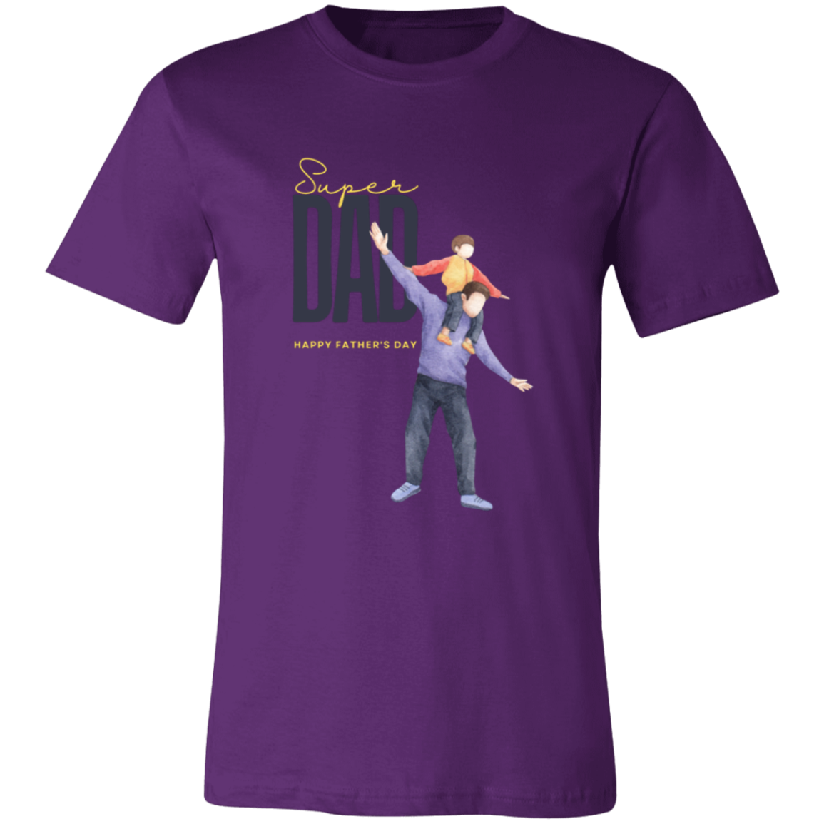 Super Dad (FD) Unisex Jersey Short-Sleeve T-Shirt