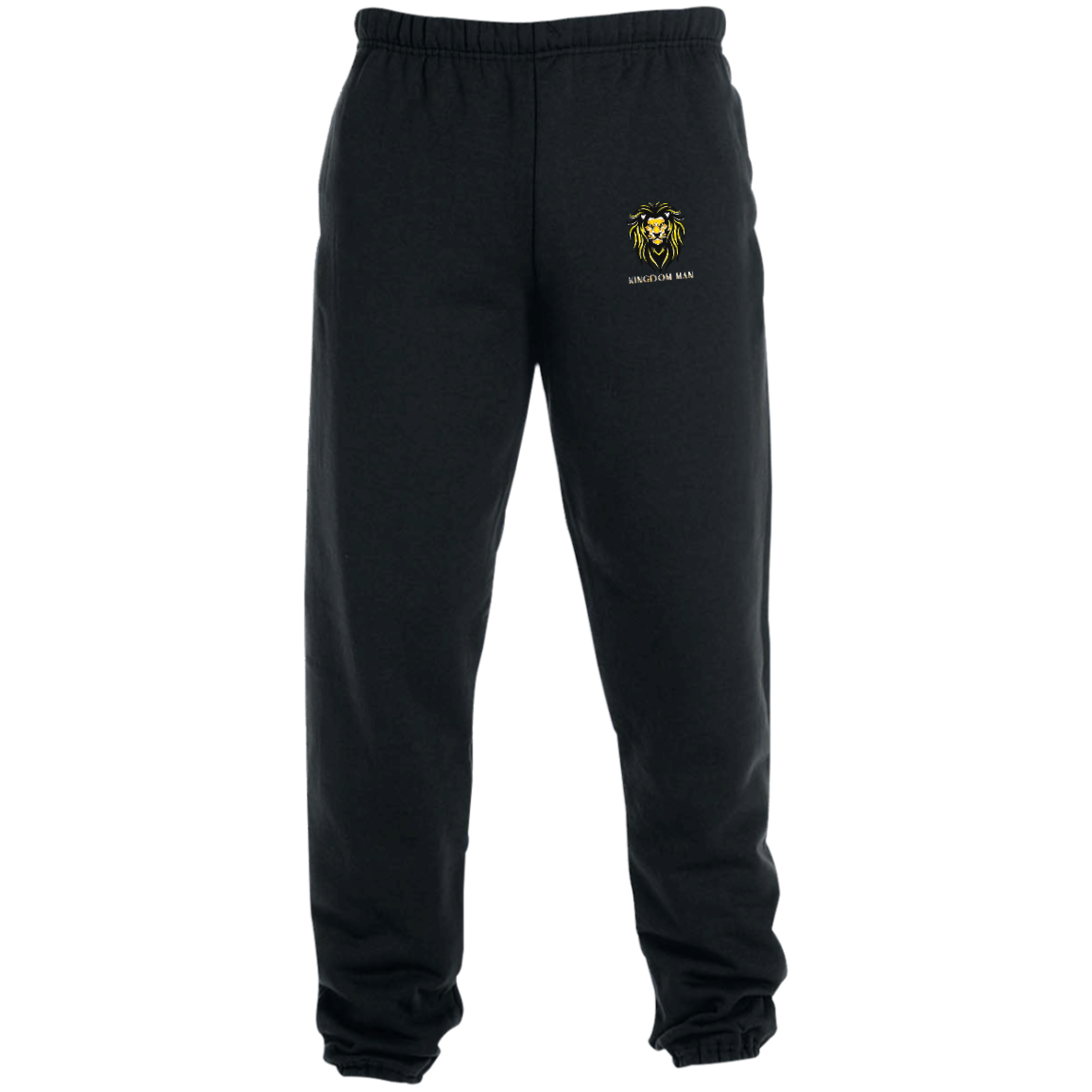 KIngdom Man GoldWhite KINGDOM MAN Sweatpants with Pockets