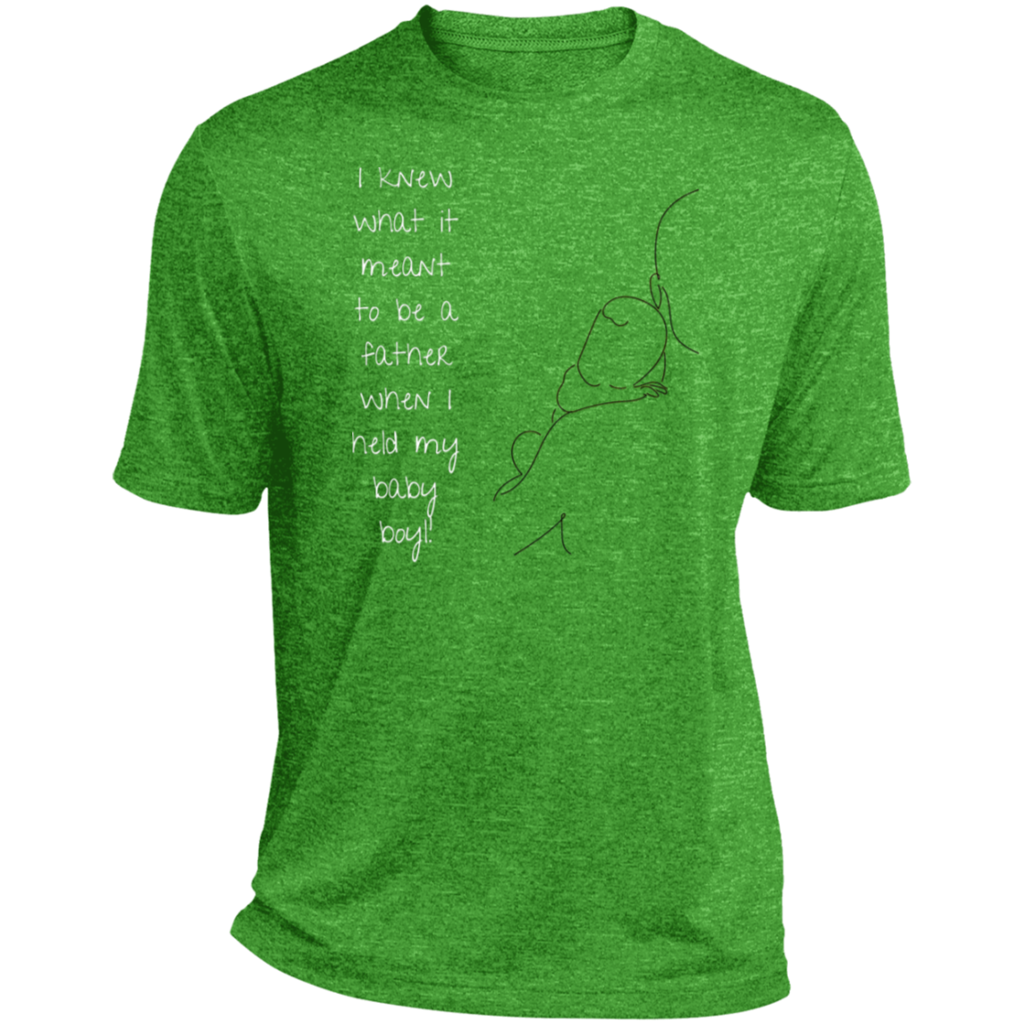 I KNEW WHAT IT MEANT...BOY Heather Performance Tee