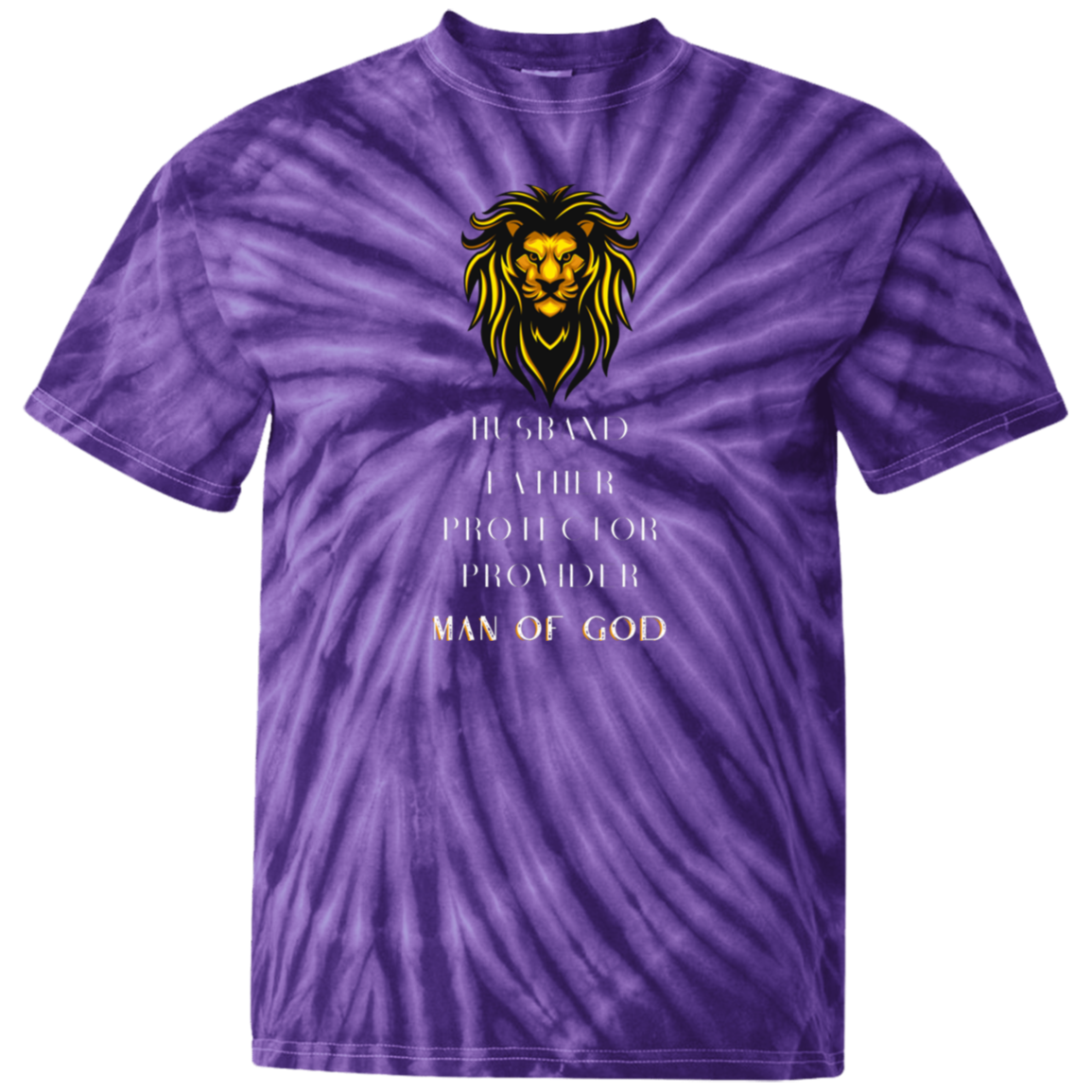 MAN OF GOD 100% Cotton Tie Dye T-Shirt