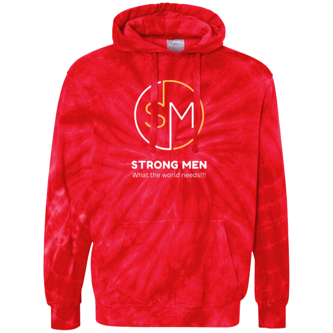 STRONG MEN Unisex Tie-Dyed Pullover Hoodie