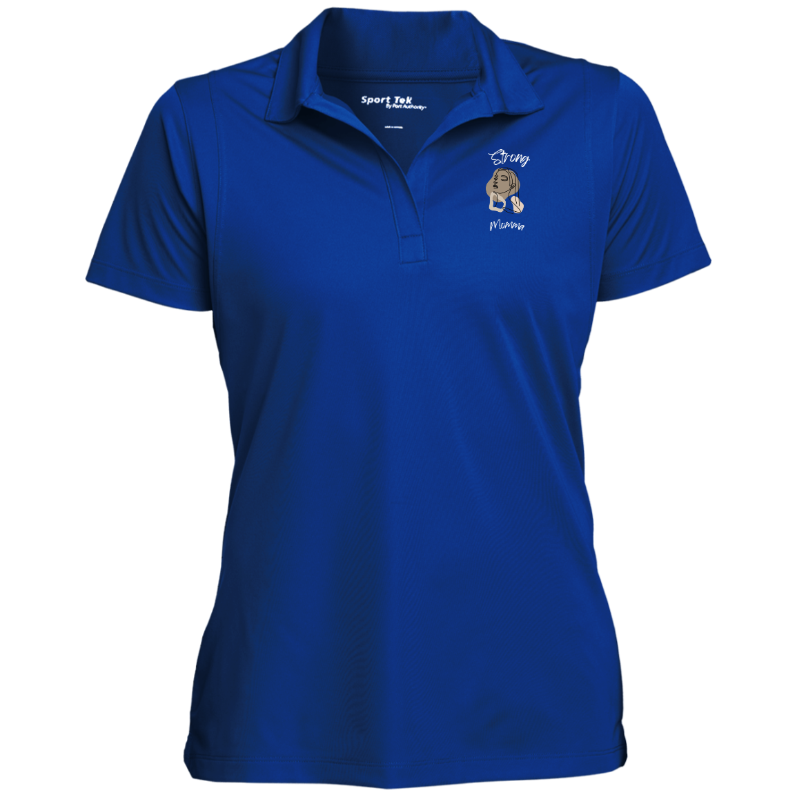 STRONG MOMMA Polo Moisture-wicking &amp; snag-resistant