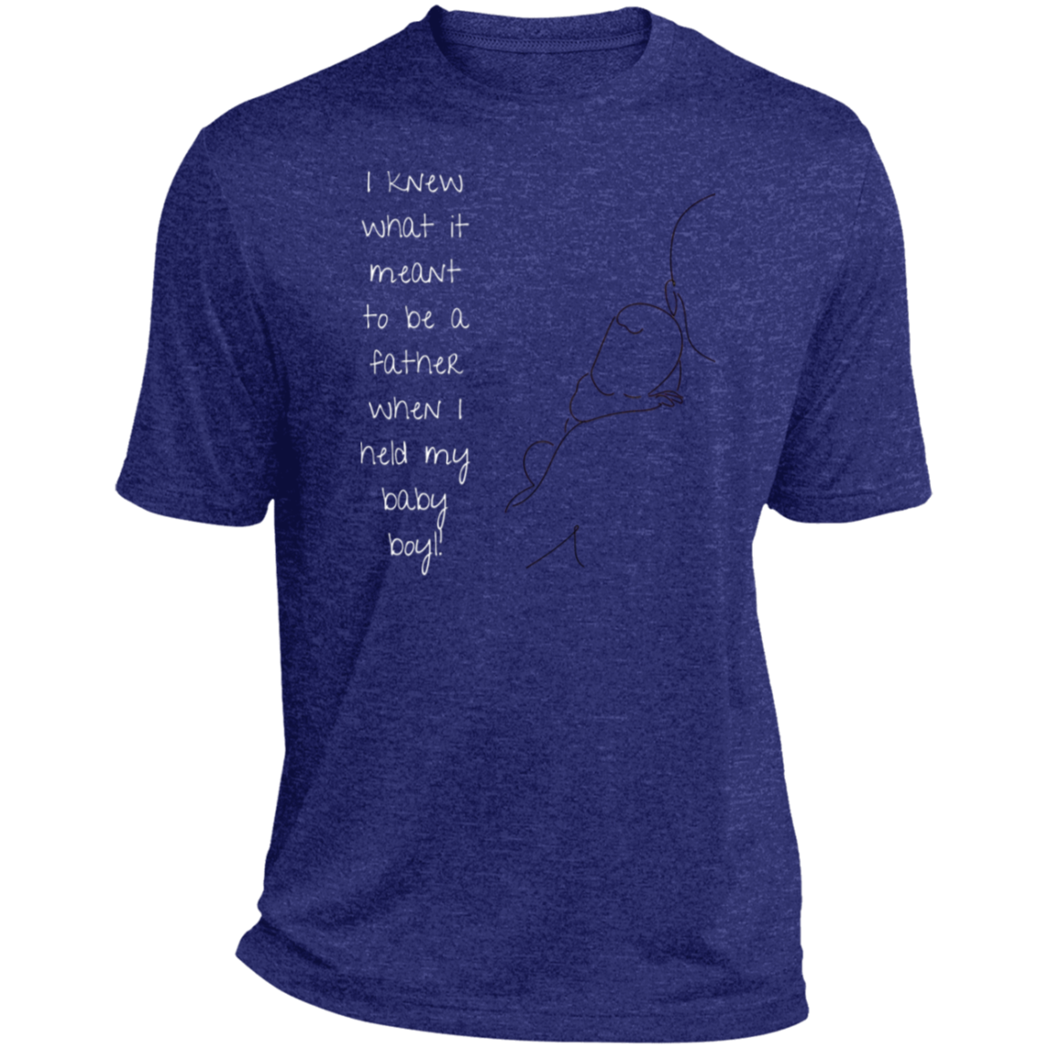 I KNEW WHAT IT MEANT...BOY Heather Performance Tee
