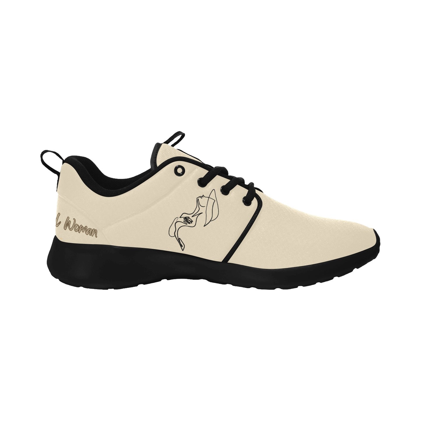 Natural Woman FREE (BL) CREAM w/ Black Sole Sneakers