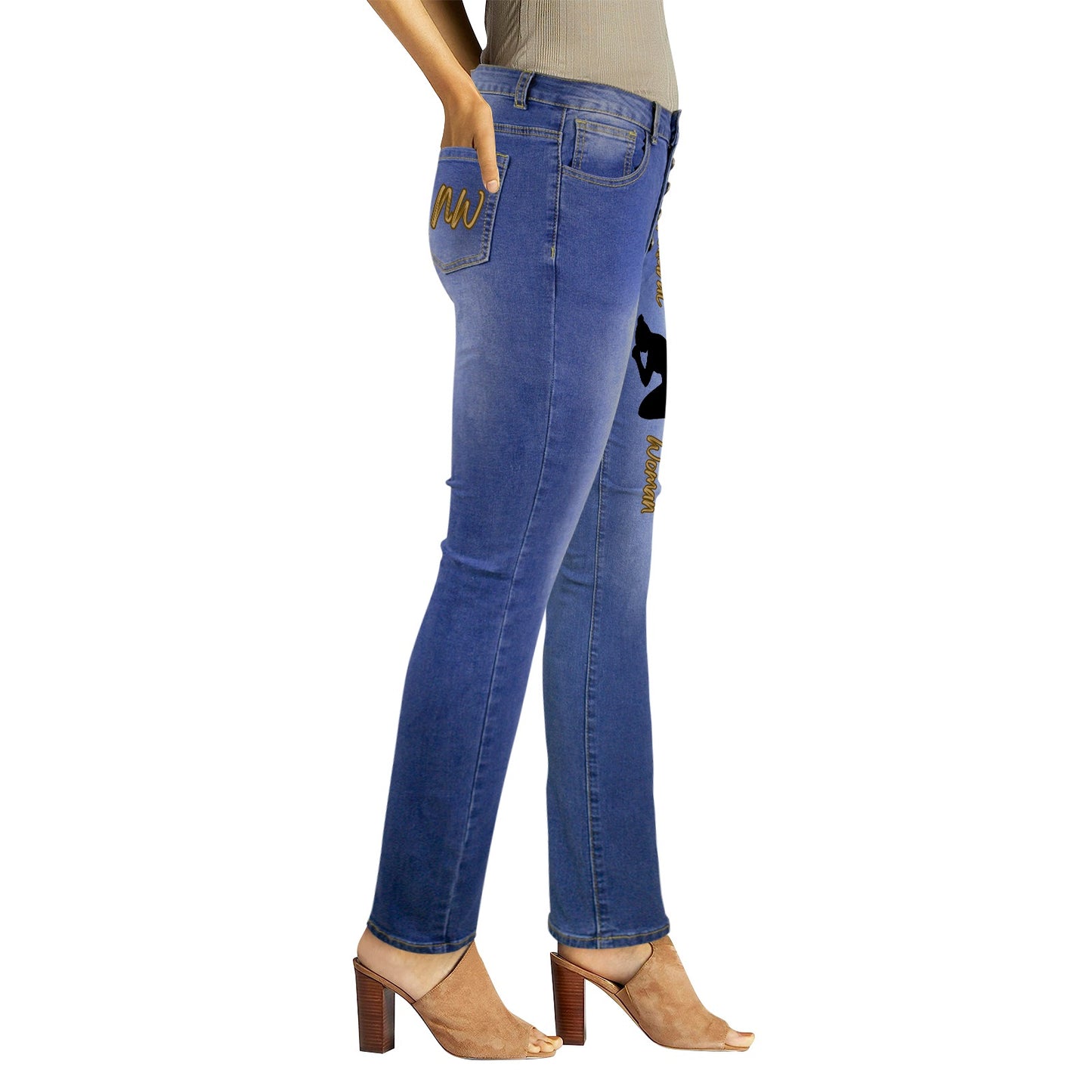 Natural Woman PRAY (BL) Crafted Women's Denim Jeans