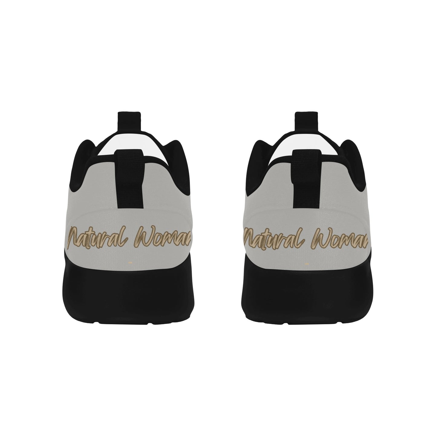 Natural Woman PRAY (WL) GRAY w/ Black Sole Sneakers