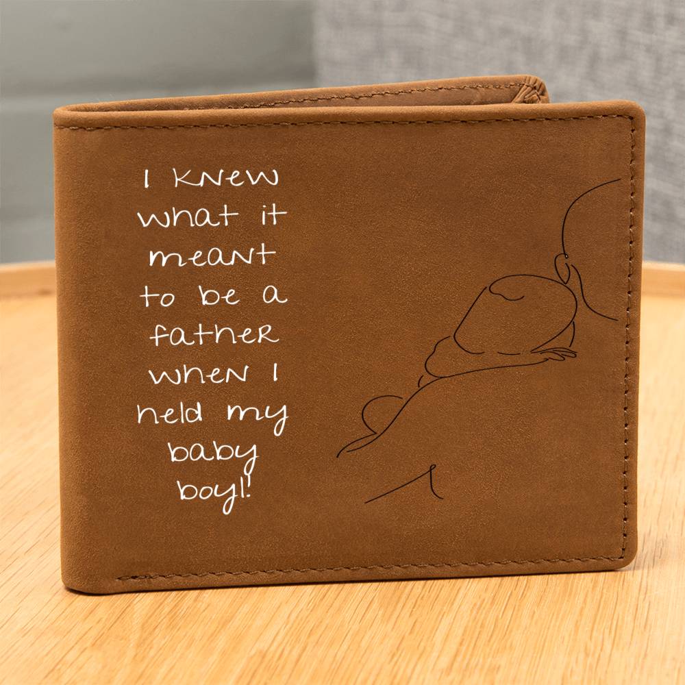 I Knew What It Meant...BABY BOY! (Custom Wallet)